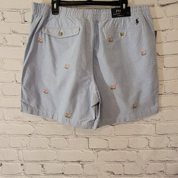 Polo Ralph Lauren Mens Oxford 6" Inseam Flat Front - Picture 4 of 6